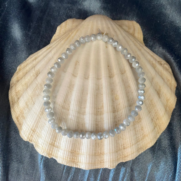 Faceted Glass Beaded Bracelets