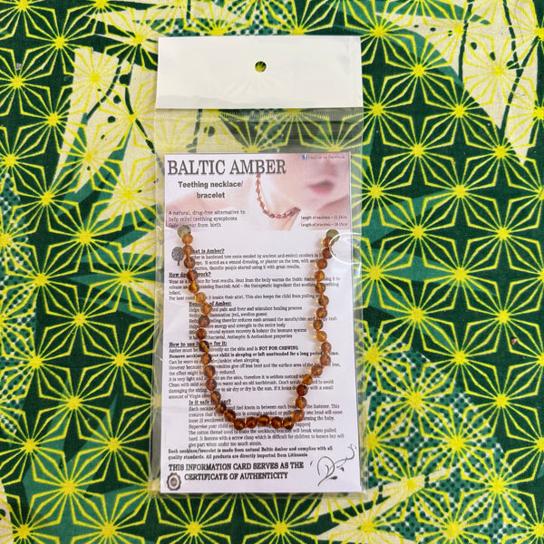 Baltic Amber Baby Teething Necklace