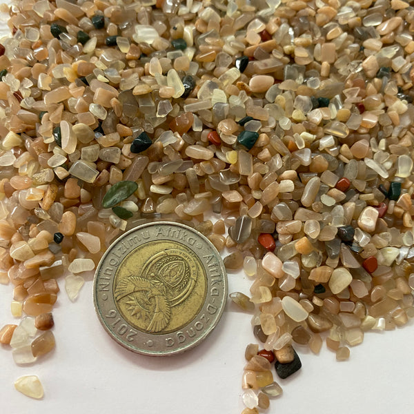 Extra Small Moonstone Tumble Stone - Crystal Geological