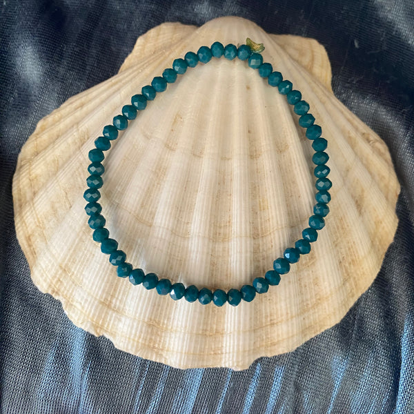 Faceted Glass Beaded Bracelets