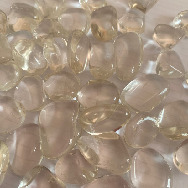 Clear Quartz Tumble Stone - Crystal Geological