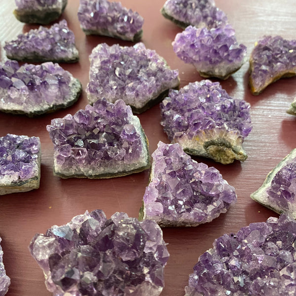 Amethyst Mini Cluster ( Druses ) - Crystal Geological