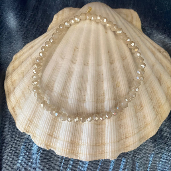 Faceted Glass Beaded Bracelets