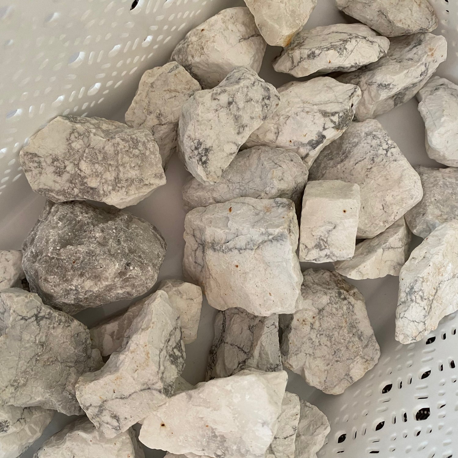 Howlite Rough - Crystal Geological