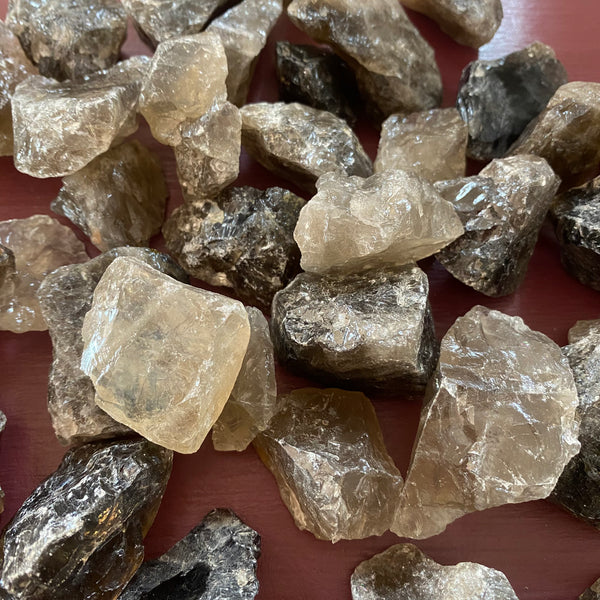 Smokey Quartz Rough - Crystal Geological
