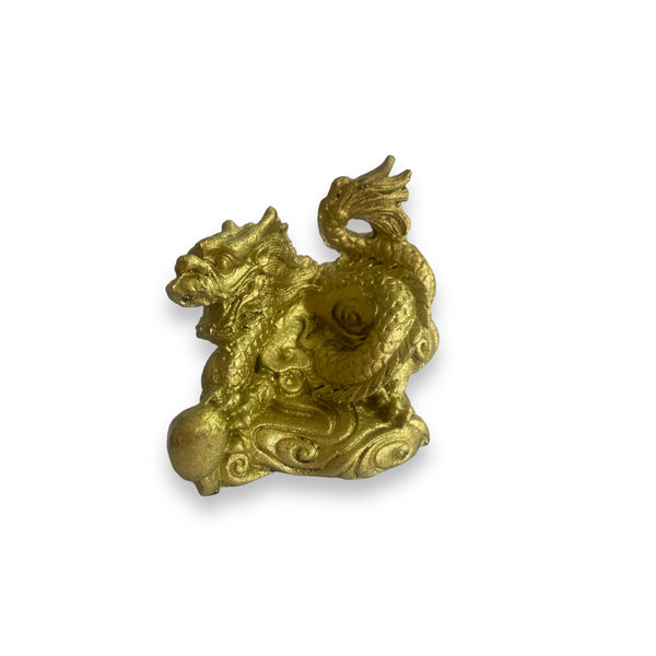 Fengshui Golden Dragon - Crystal Geological