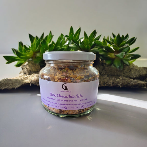 Auric Cleanse Bath Salts - The Holistic Hippie - 500g - Crystal Geological