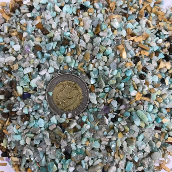 Extra Small Amazonite Tumble Stone - Crystal Geological