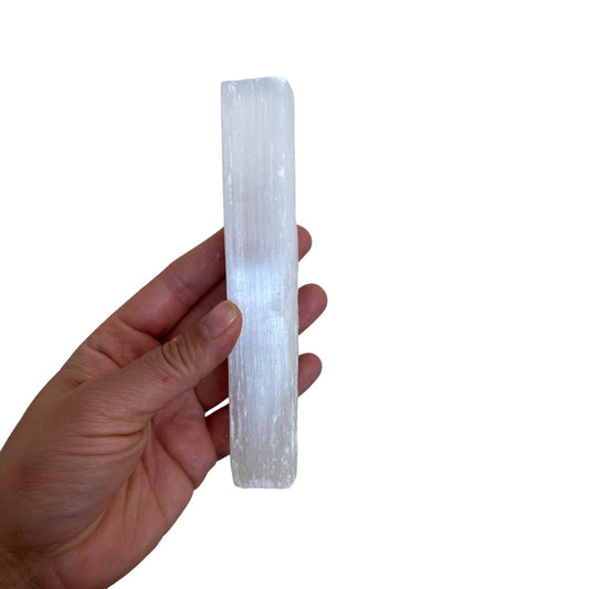 Selenite Natural Wand -15cm - Crystal Geological