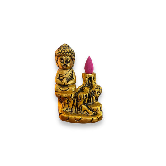 Buddha Back Flow Burner Metal - 12cm