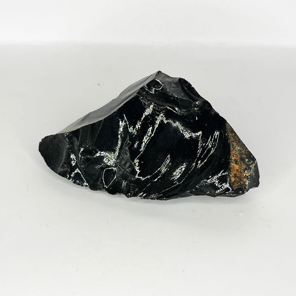Rough Black Obsidian Piece - Crystal Geological
