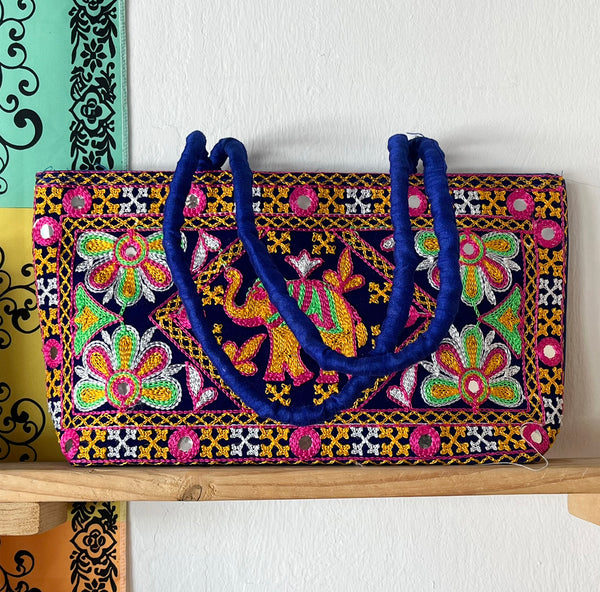 Embroidered Handbag from India - Small