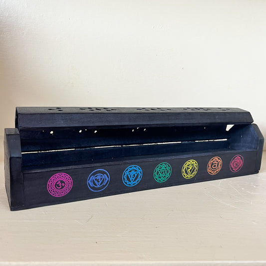 Wooden Ash Catcher Box - Incense Holder