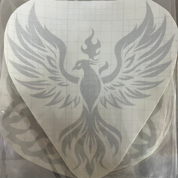 Vinyl Peel Off Sticker - Frosted Glass Effect - Crystal Geological