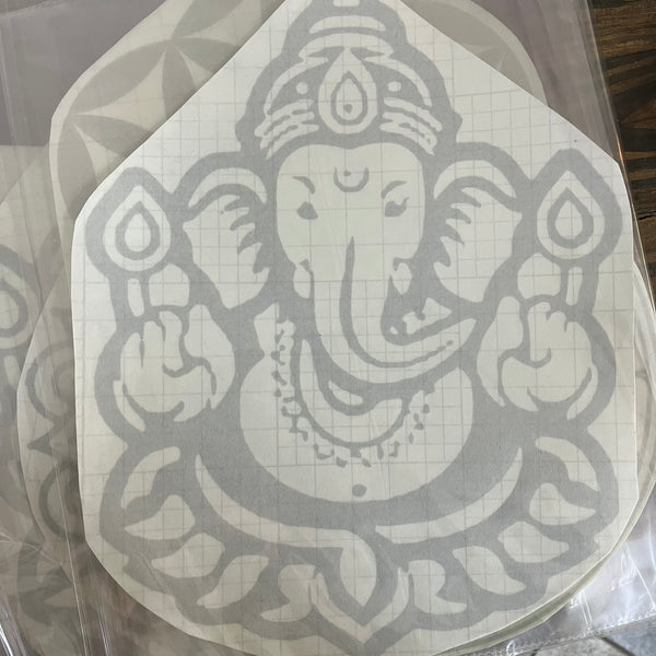 Vinyl Peel Off Sticker - Frosted Glass Effect - Crystal Geological