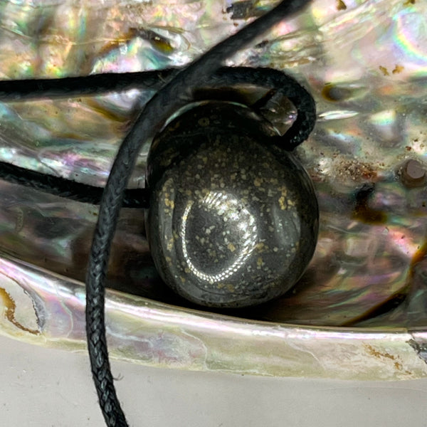 Assorted Tumble Gemstone Necklace on Black Cord - Crystal Geological - Crystal Geological