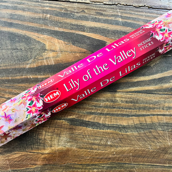 Assorted Hem Incense Tube ( Hex ) - Crystal Geological