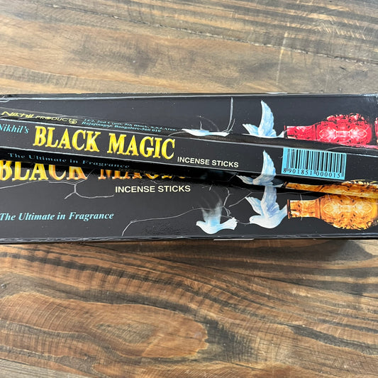 Nikhil's Black Magic Incense Tubes (Hex)