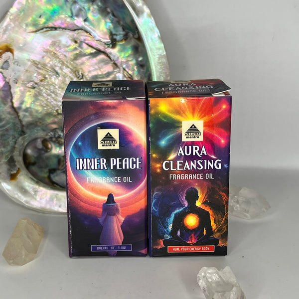Assorted Wellness Mantra Fragrance Oils - 10ml - Crystal Geological