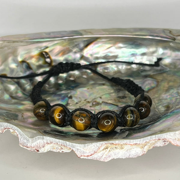 Assorted Gemstone Macrame Bracelets - Crystal Geological