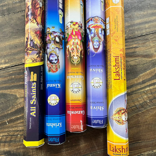 Assorted Flute Incense Tube