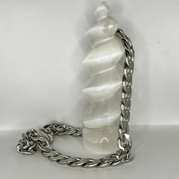 Stainless Steel Chain - Assorted Sizes By Wearing Grace - Crystal Geological
