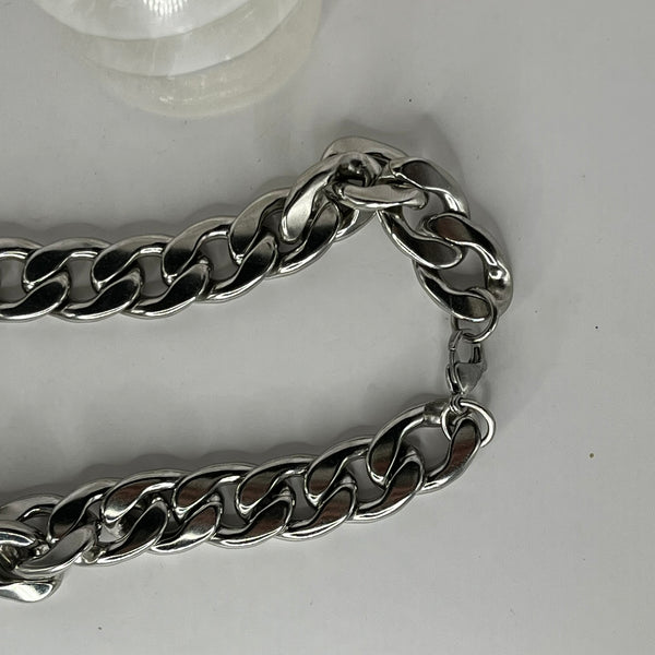 Stainless Steel Chain - Assorted Sizes By Wearing Grace - Crystal Geological