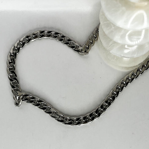 Stainless Steel Chain - Assorted Sizes By Wearing Grace - Crystal Geological