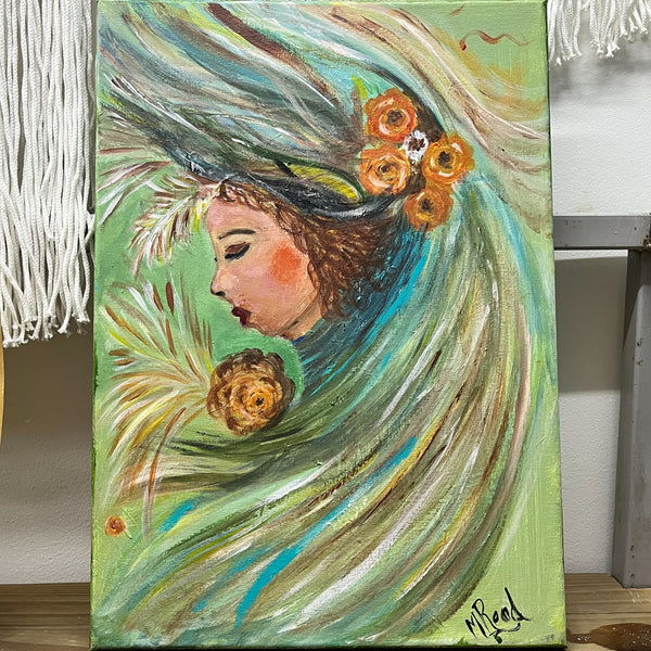 Painting by Milly Read