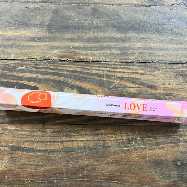 Assorted Darshan Tube ( Hex ) Incense - Crystal Geological