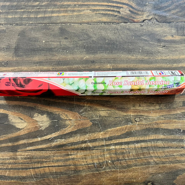 Assorted Darshan Tube ( Hex ) Incense - Crystal Geological