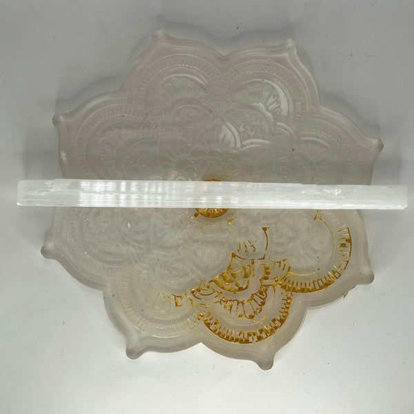 Selenite Natural Wand - 15cm - Crystal Geological
