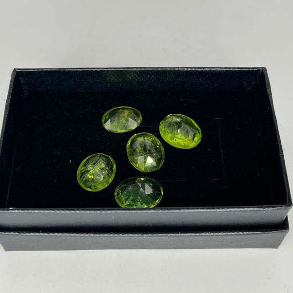 Faceted Peridot Cabochon
