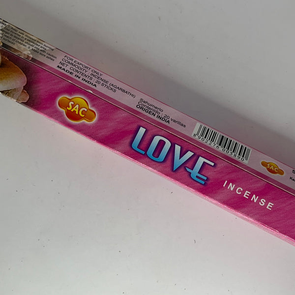 Assorted SAC Tube (Hex) Incense Sticks - Crystal Geological