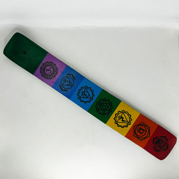 Chakra Wooden Incense Holders - 25cm - Crystal Geological
