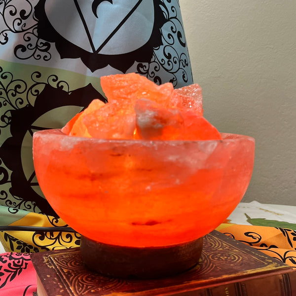 Firebowl Salt Lamp - Medium - Crystal Geological