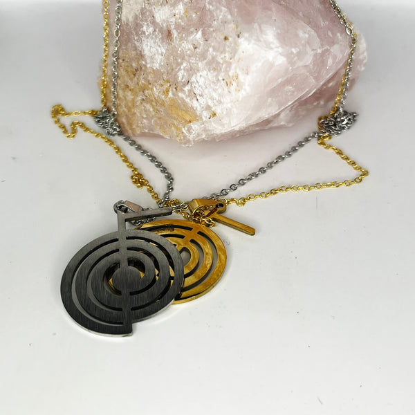 Stainless Steel Cho Ku Rei Reiki Symbol Chain