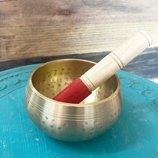 Hand beaten Brass Singing Bowl - Assorted Sizes