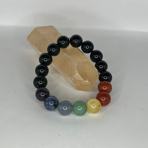 Assorted Chakra Gemstone Bracelets - Crystal Geological