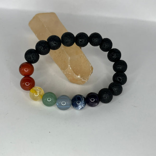 Assorted Chakra Gemstone Bracelets - Crystal Geological