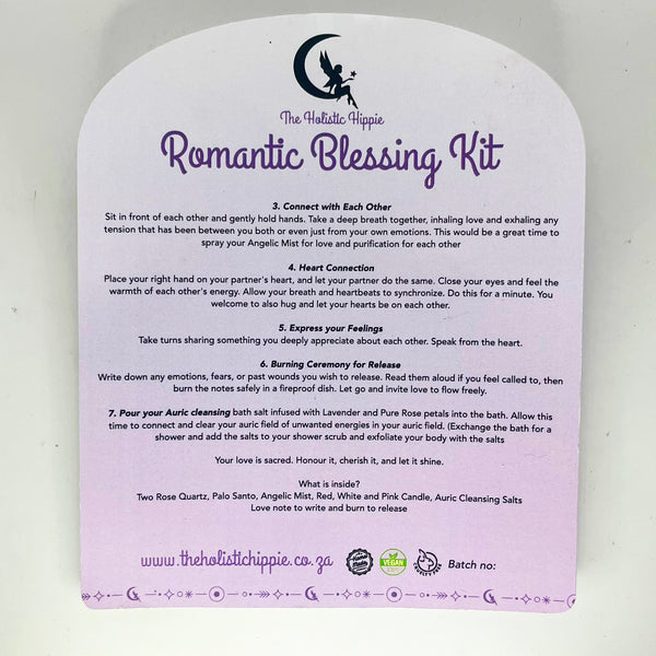 Romantic Blessing Kit - The Holistic Hippie - Crystal Geological