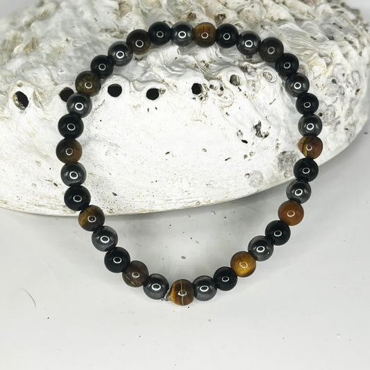 Triple Protection Bracelet - Crystal Geological