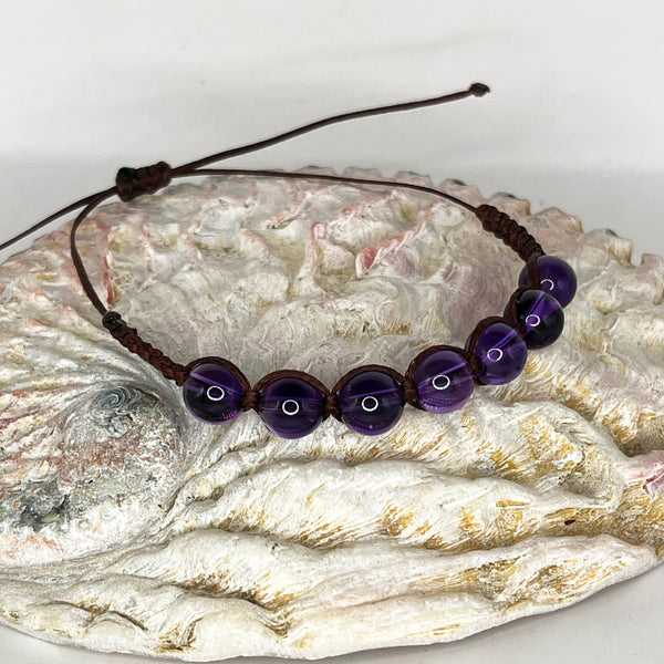 Assorted Gemstone Macrame Bracelets - Crystal Geological