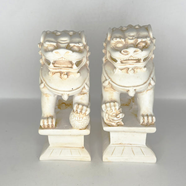 Feng Shui Foo Dogs - 11cm - Crystal Geological