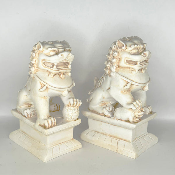 Feng Shui Foo Dogs - 11cm - Crystal Geological
