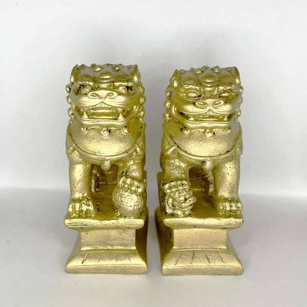 Feng Shui Foo Dogs - 11cm - Crystal Geological