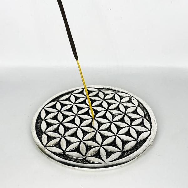 Assorted Aluminium Incense Holders - Crystal Geological