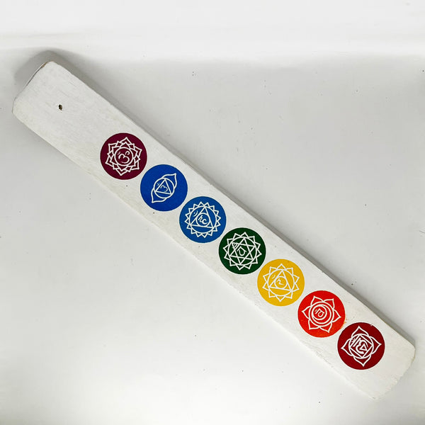 Chakra Wooden Incense Holders - 25cm - Crystal Geological