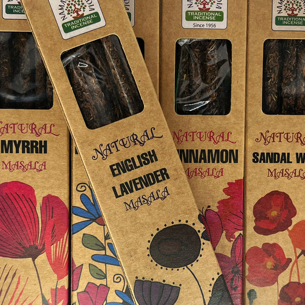 Orkay Namaste India Natural Handrolled Incense - Crystal Geological