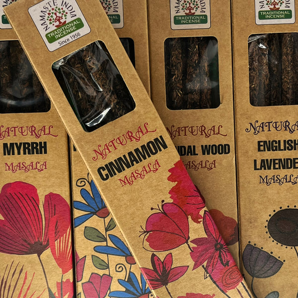 Orkay Namaste India Natural Handrolled Incense - Crystal Geological